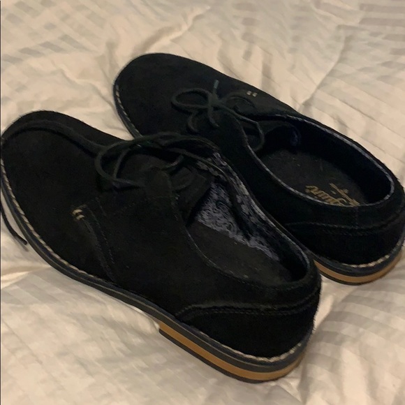 NWOB Black suede lace-up Oxford type by Penguin - Picture 3 of 3